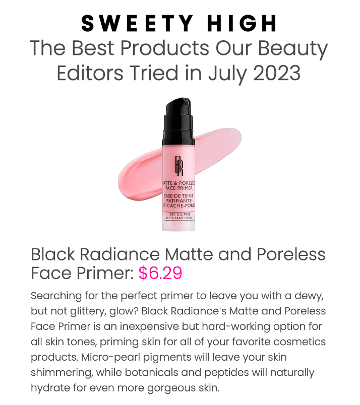 Black Radiance featured on Sweety High in the article titled, "The Best Concealers For Highlighting Your Makeup."