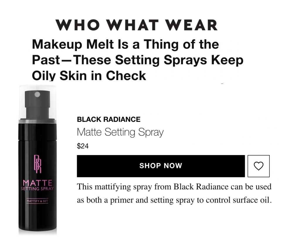 Black Radiance Beauty Featured on Woman's Day - 30 Black-Owned Makeup Brands Everyone Should Know and Love