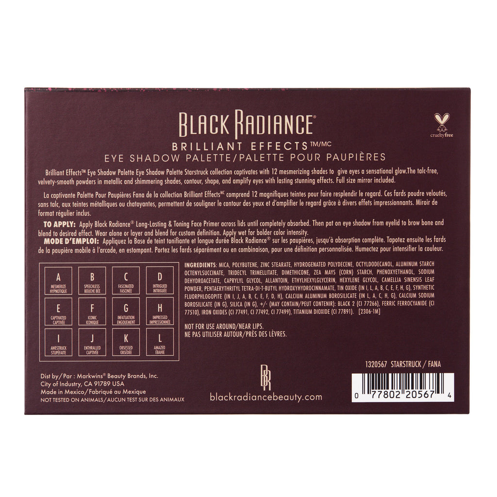 Brilliant Effects™ Eye Shadow Palette - Starstruck - Markwins BR