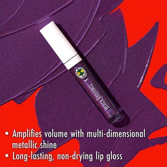 Black Radiance X Cross Colours Metallic Liquid Lip - Hyped Up Purple - Markwins BR