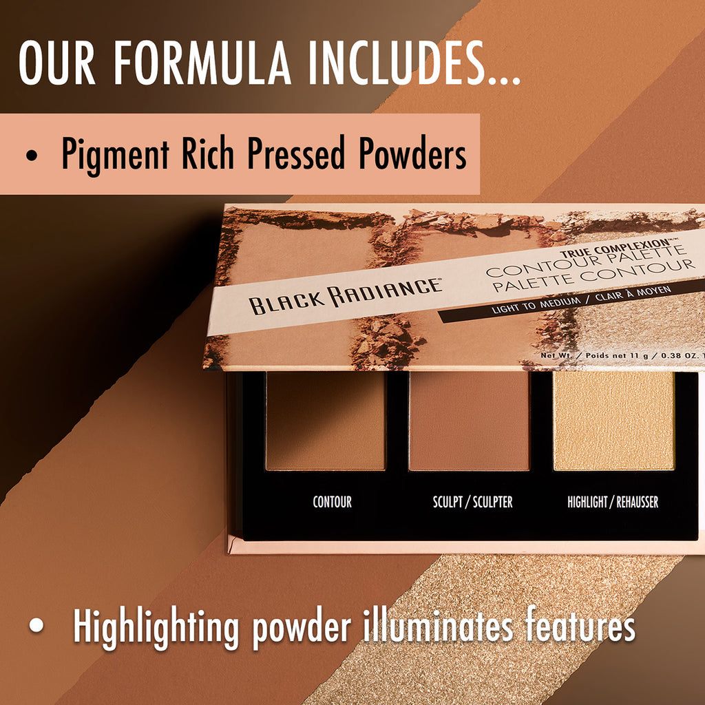 True Complexion™ Contour Palette, Medium to Dark - Markwins BR