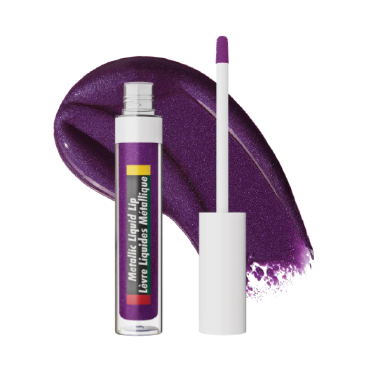 Black Radiance X Cross Colours Metallic Liquid Lip - Hyped Up Purple - Markwins BR