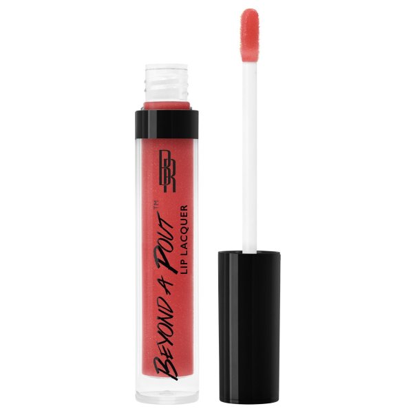 Beyond A Pout Lip Lacquer - Hot Sauce - Product front facing cap fastened, with white background