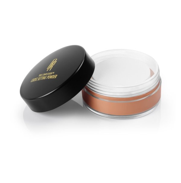 True Complexion Loose Setting Powder- Honeymoon - Product front facing with lid off, with white background