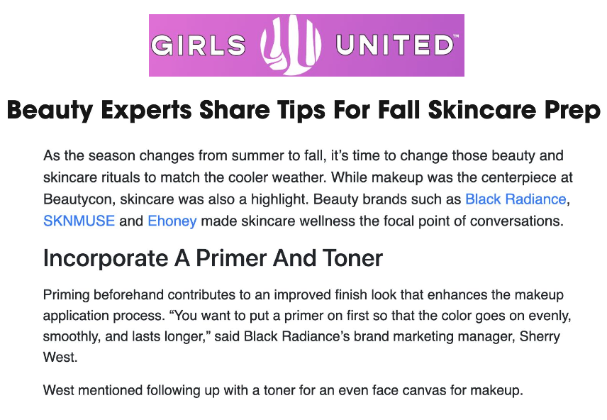Image of article on Girls United