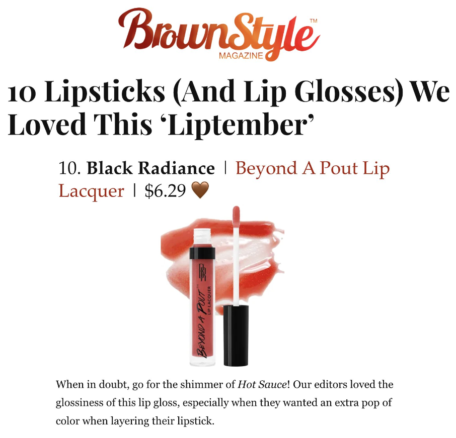 Image of article on BrownStyle Magazine