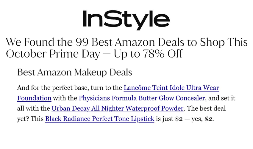 Image of article on InStyle